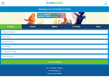 Tablet Screenshot of dnatatravel.com
